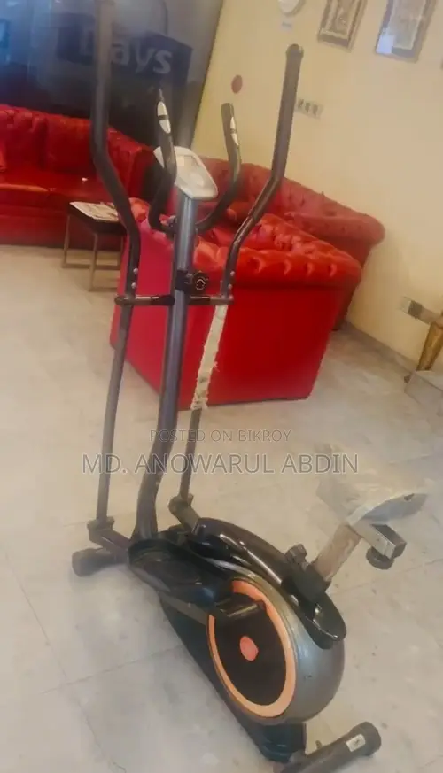 2-in-1 Elliptical Trainer Exercise Bike!
