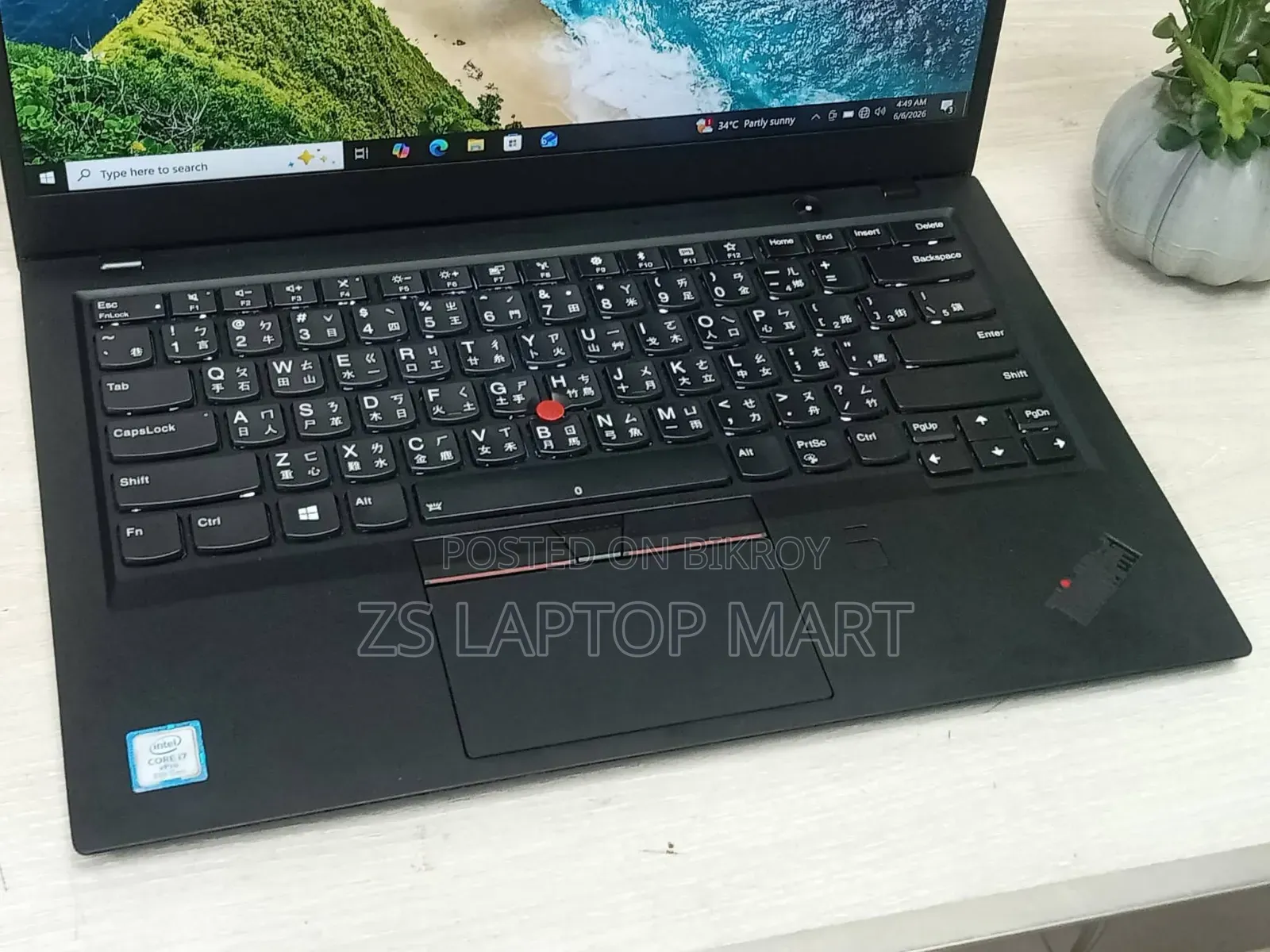 Laptop Lenovo ThinkPad X1 Carbon 16GB Intel Core i7 SSD 256GB