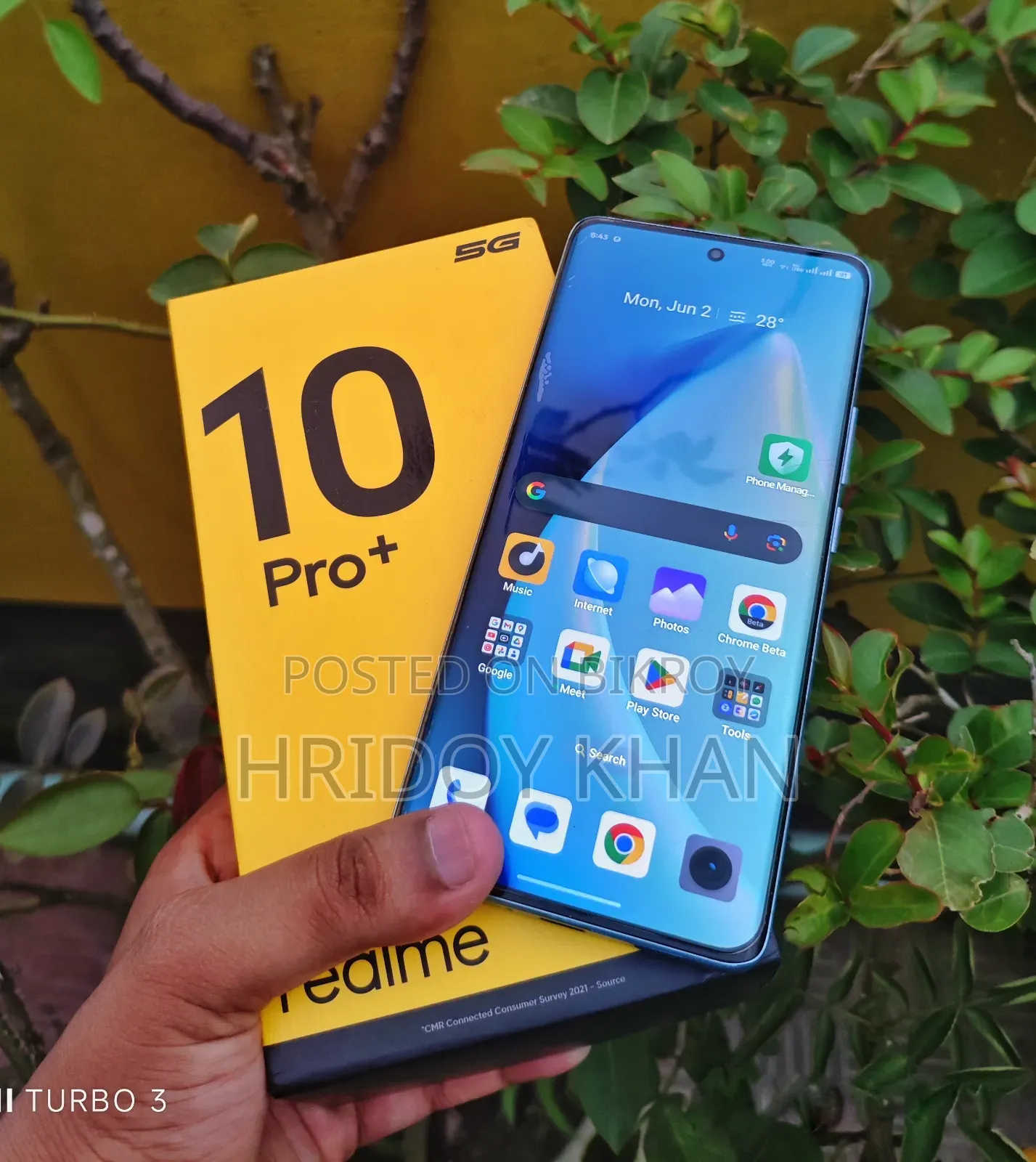Realme 10 Pro+ 128 GB Blue