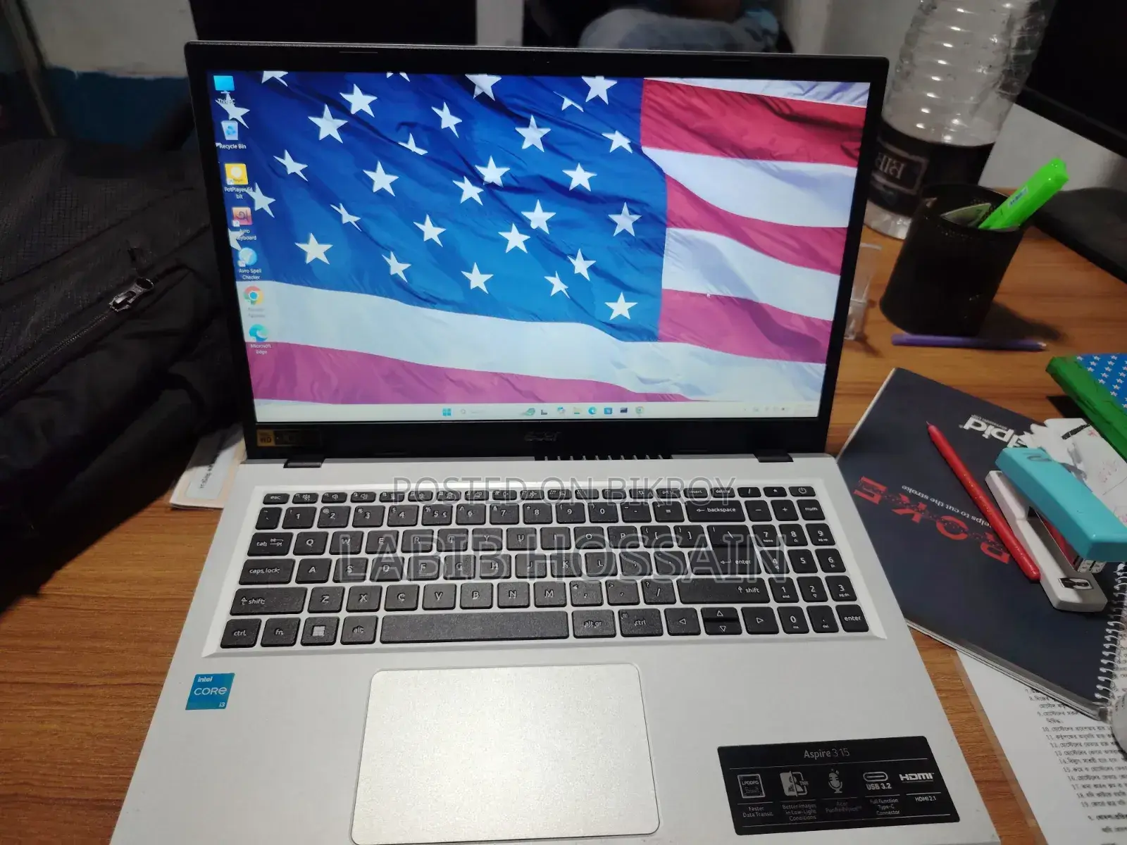 ল্যাপটপ Acer Aspire 3 8GB Intel Core 3 SSD 512GB