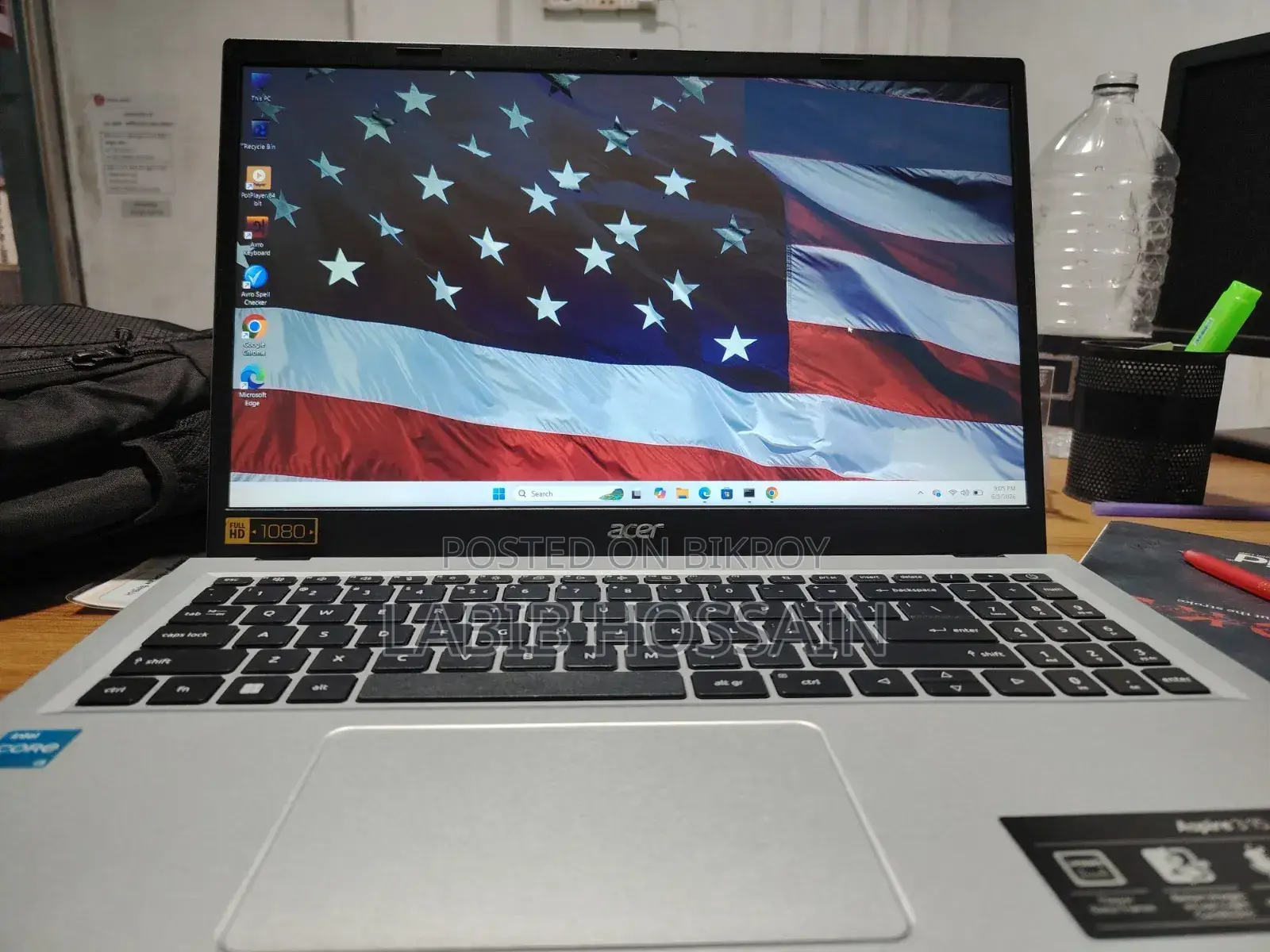 ল্যাপটপ Acer Aspire 3 8GB Intel Core 3 SSD 512GB