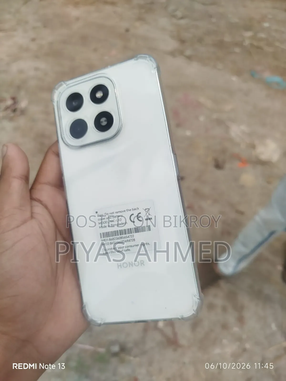 অনার এক্স৬সি ১২৮ জিবি সাদা