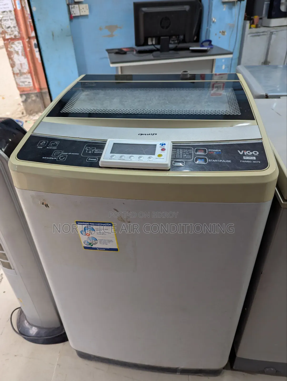 Vigo Toploading Washing Machine 8kg.
