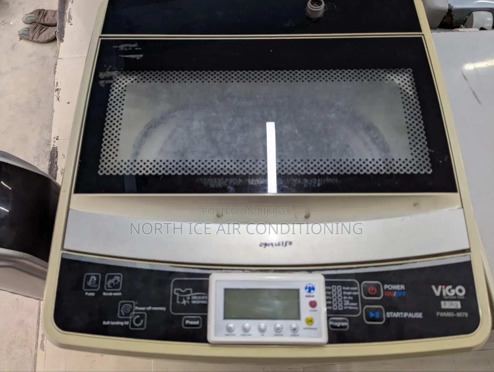 Vigo Toploading Washing Machine 8kg.