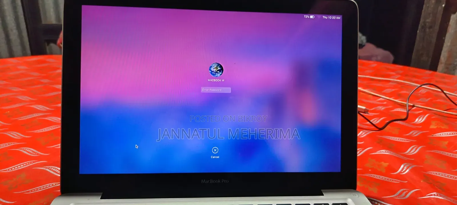 Laptop Apple MacBook 2011 8GB Intel Core I5 HDD 500GB