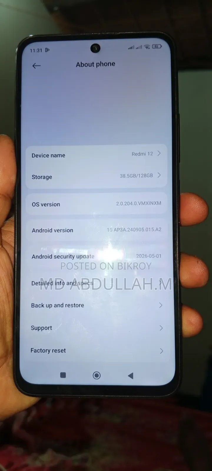Xiaomi Redmi 12 128 GB Black