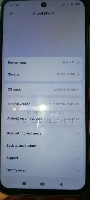 Xiaomi Redmi 12 128 GB Black