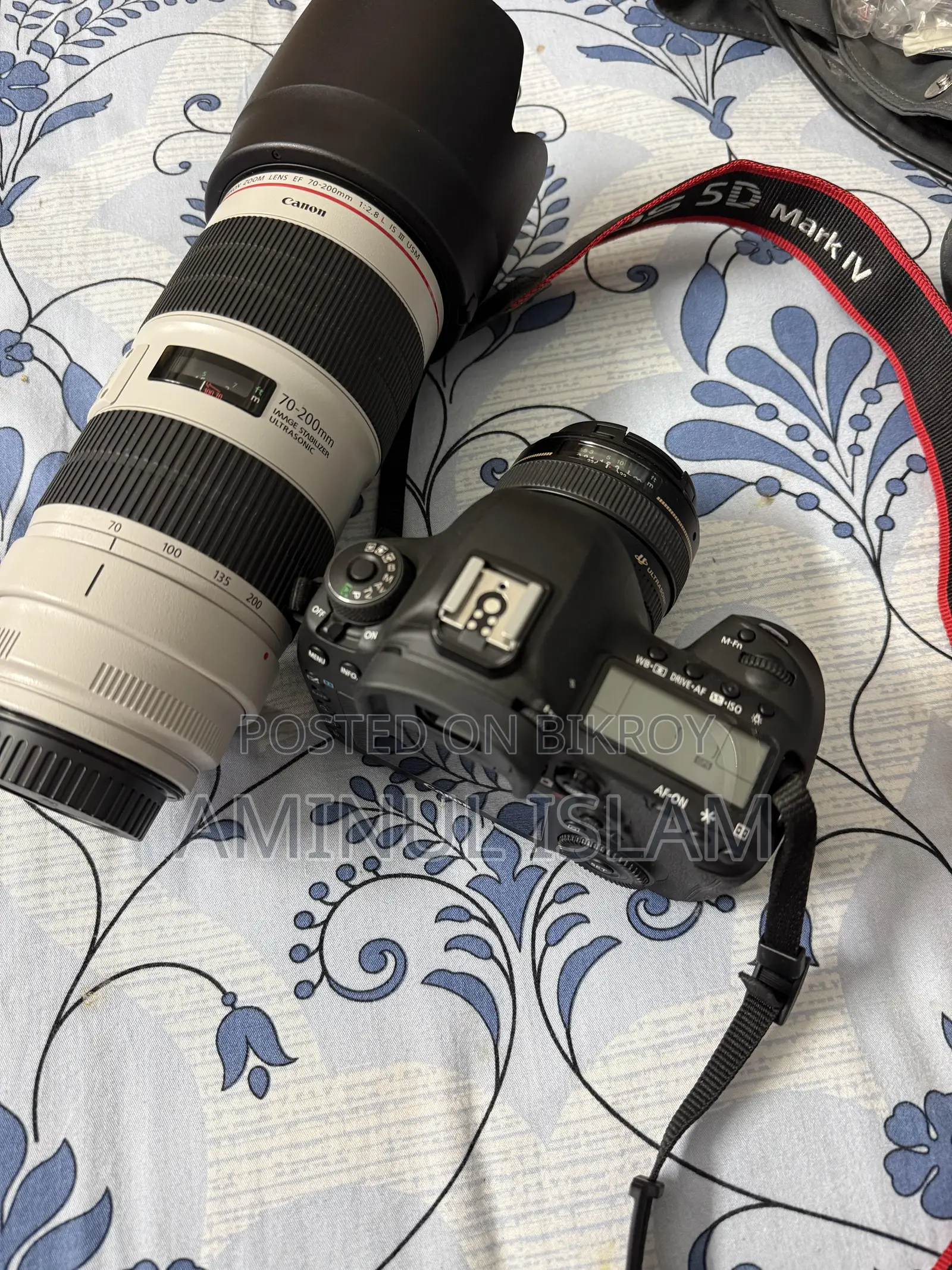Canon 5d Mark Iv With Ef 70 200mm L Is Iii & 50 Mm 1.4