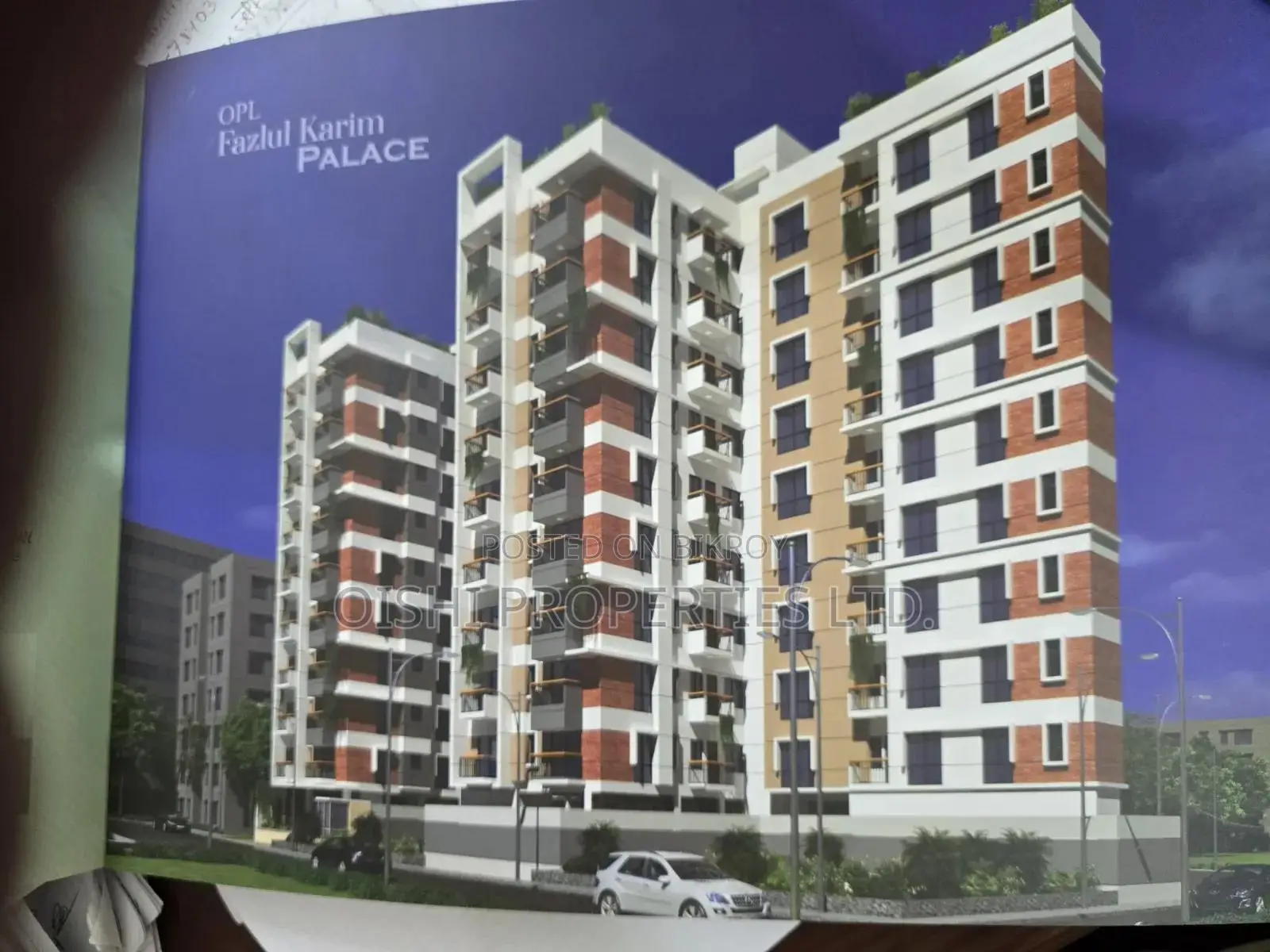 3-bedroom Apartment in Fazlul Karim Palace, Malibag for sale