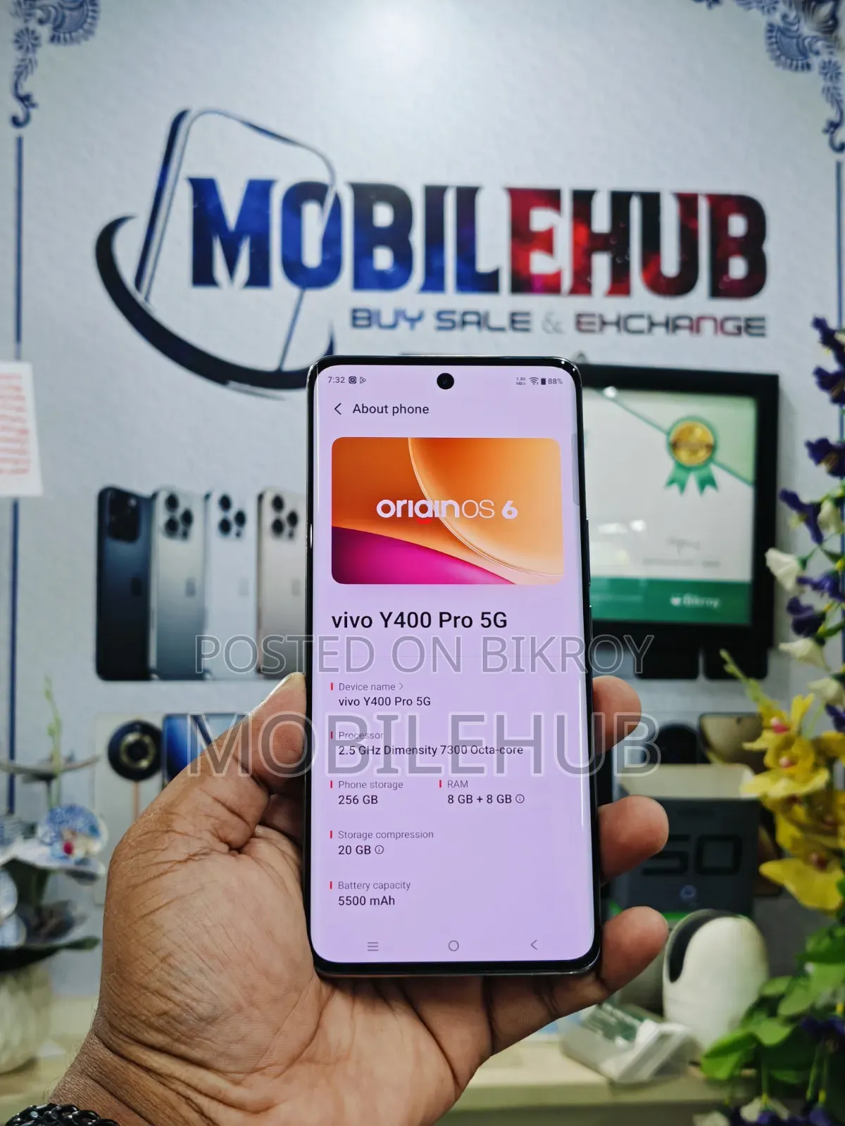 Vivo Y400 Pro 256 GB Rose Gold