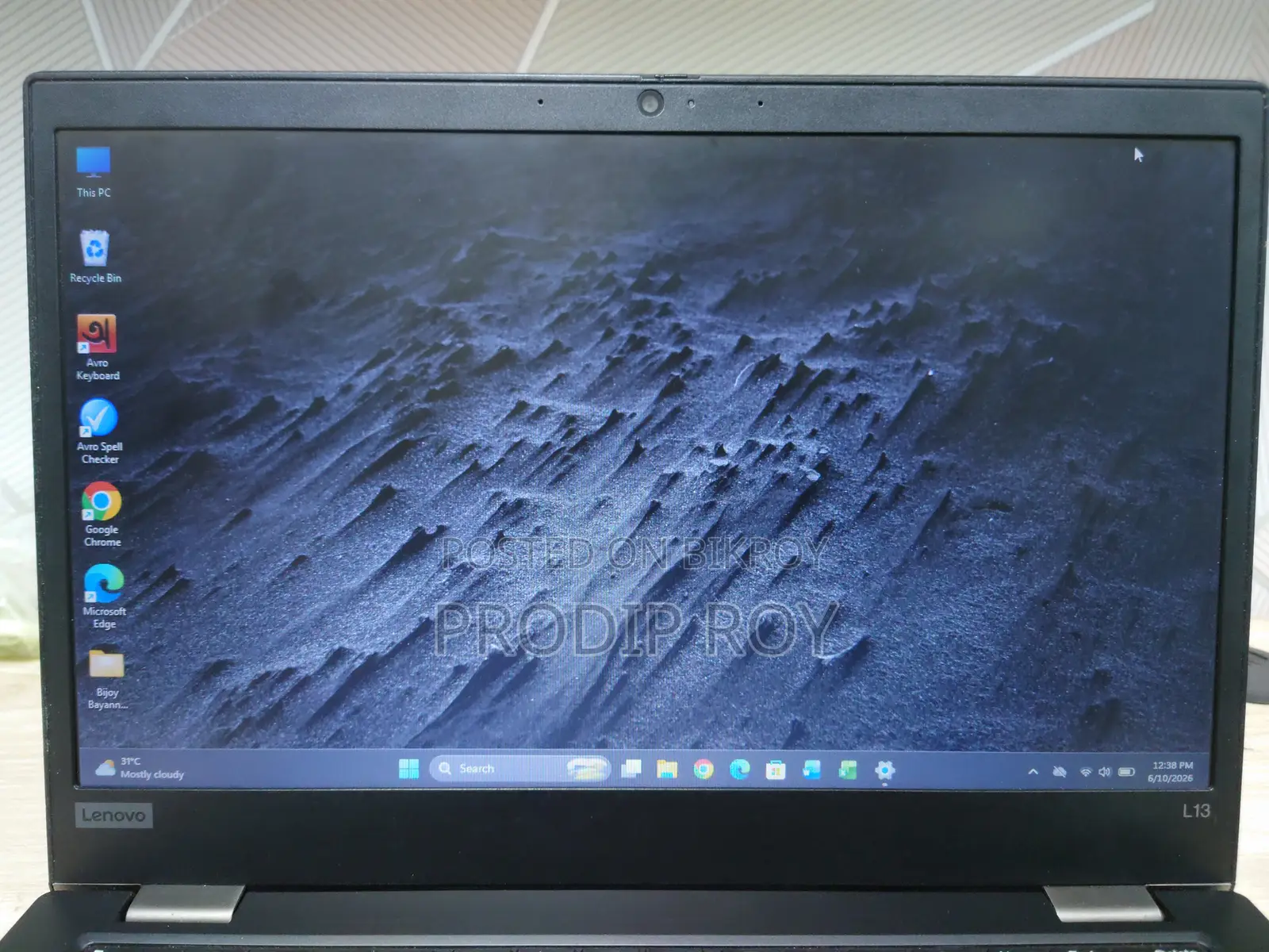 Laptop Lenovo ThinkPad 13 16GB Intel Core i5 SSD 256GB