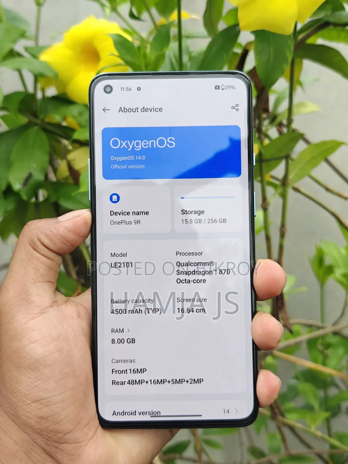 OnePlus 9R 256 GB Purple