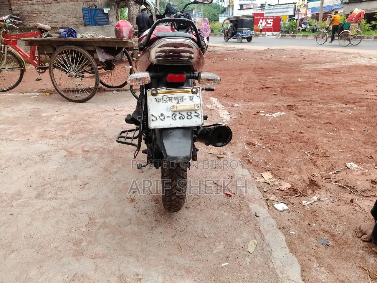 Bajaj Discover 100 2013 Red