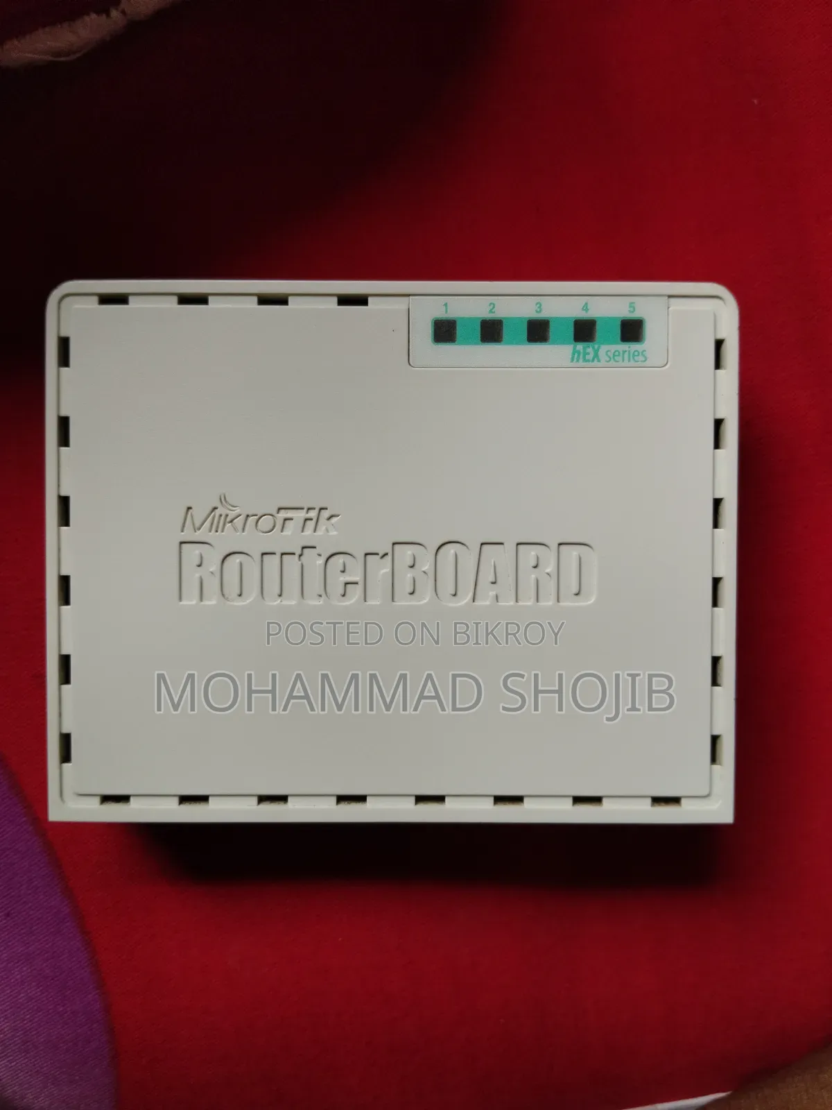 Mikrotik Hex Rb750gr3 Plastic Body Gigabit Ethernet Router