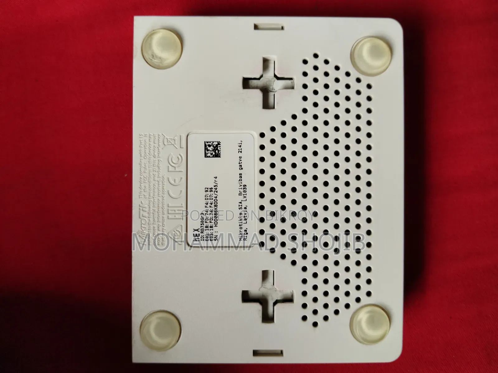 Mikrotik Hex Rb750gr3 Plastic Body Gigabit Ethernet Router
