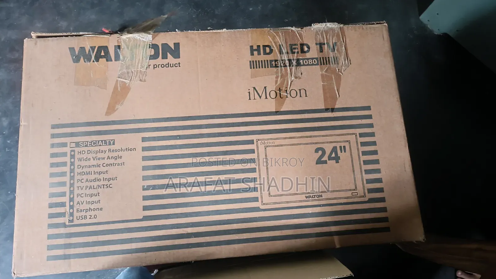 Walton Imotion 24" Hd Led Tv (বক্সসহ