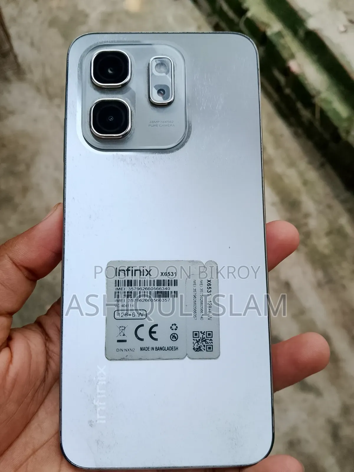 Infinix Hot 50i 128 GB White