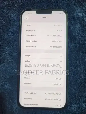 Apple iPhone 13 Pro Max 256 GB Gray