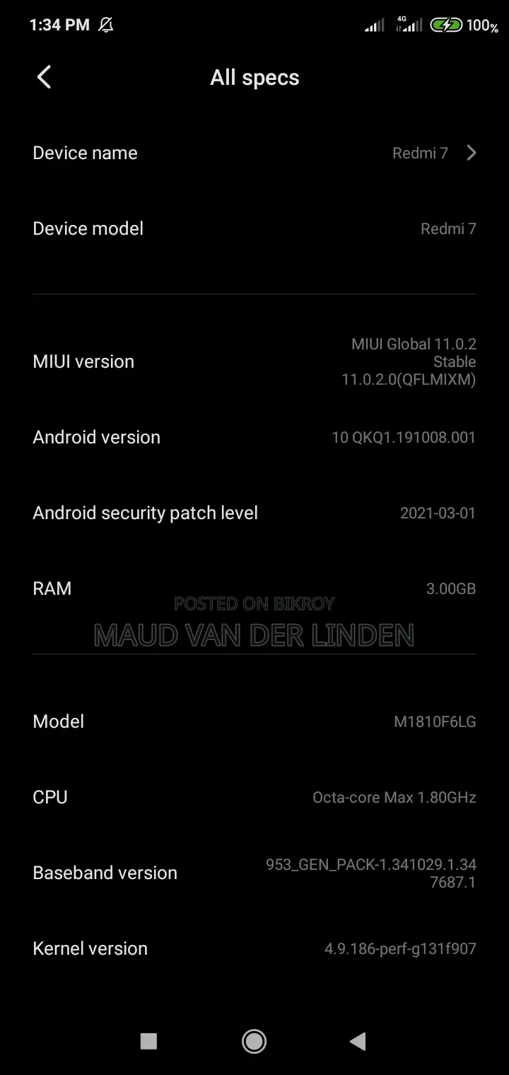 Xiaomi Redmi 7 32 GB Blue
