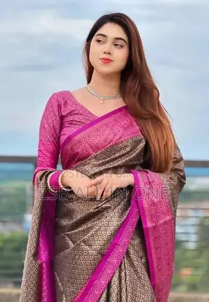 Exclusive All-Over Katan Saree with Matching Blouse Piece Absolutely Free!