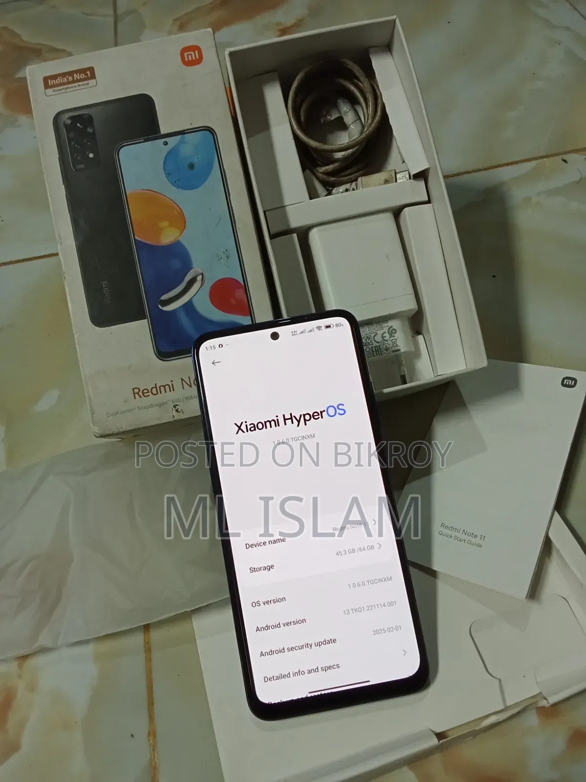 Xiaomi Redmi Note 11 64 GB Blue