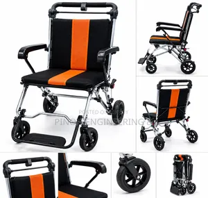 Extra Wide Portable Travel Wheelchair