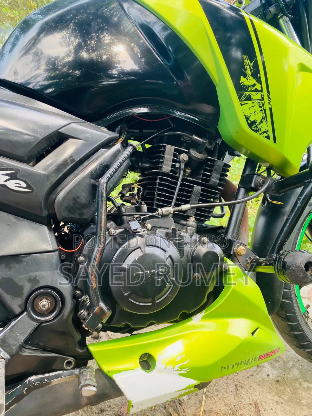 TVS Apache RTR 160 2V 2012 Green