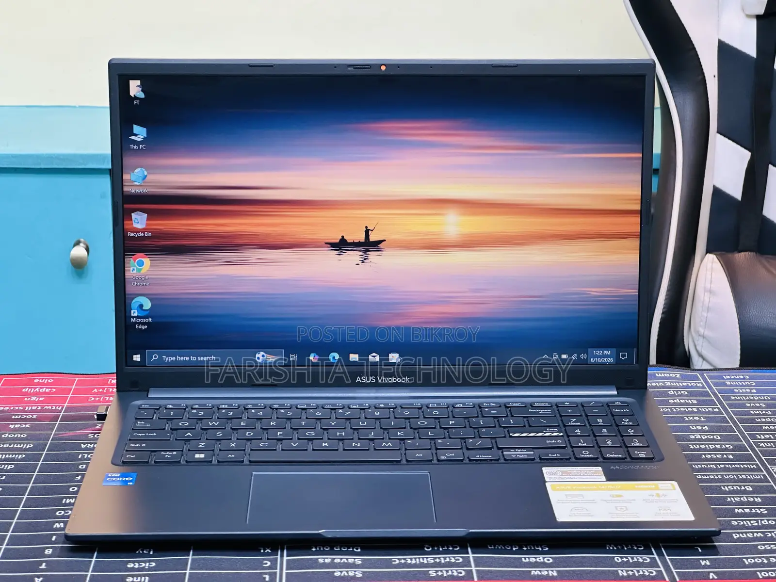 Laptop Asus Vivobook 16 8GB Intel Core i5 SSD 256GB