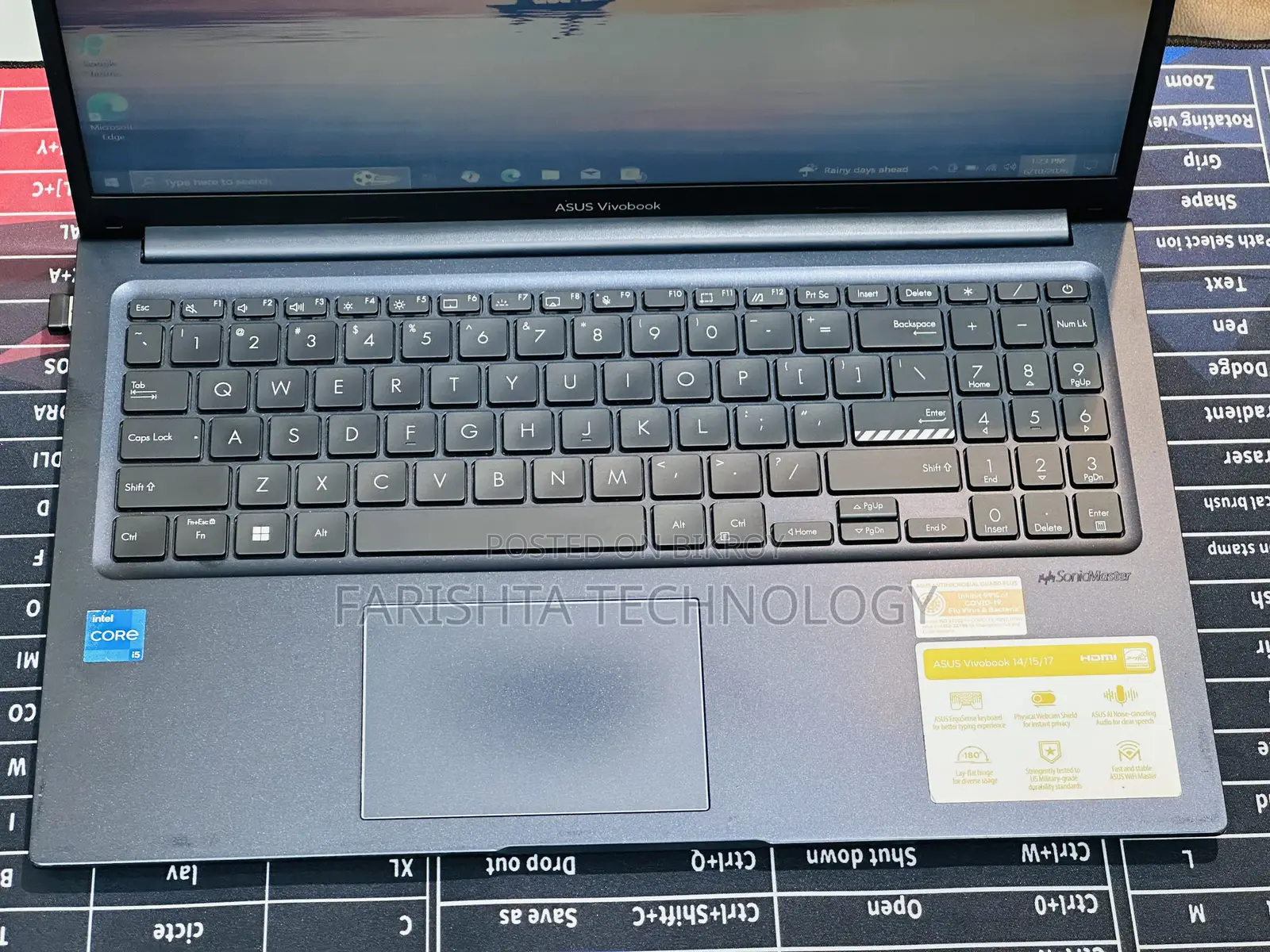 Laptop Asus Vivobook 16 8GB Intel Core i5 SSD 256GB