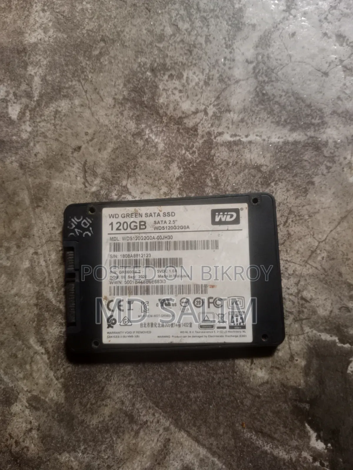 120 GB WD Green SATA SSD