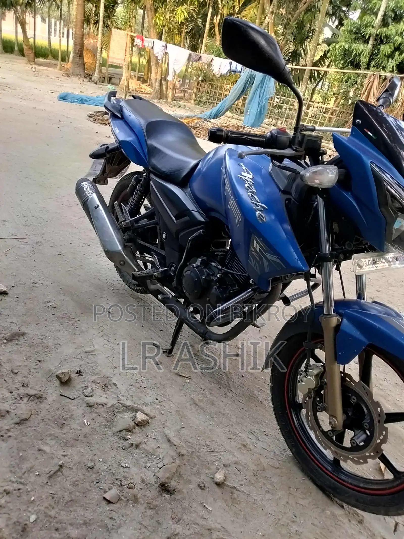TVS Apache RTR 160 2V 2019 Blue
