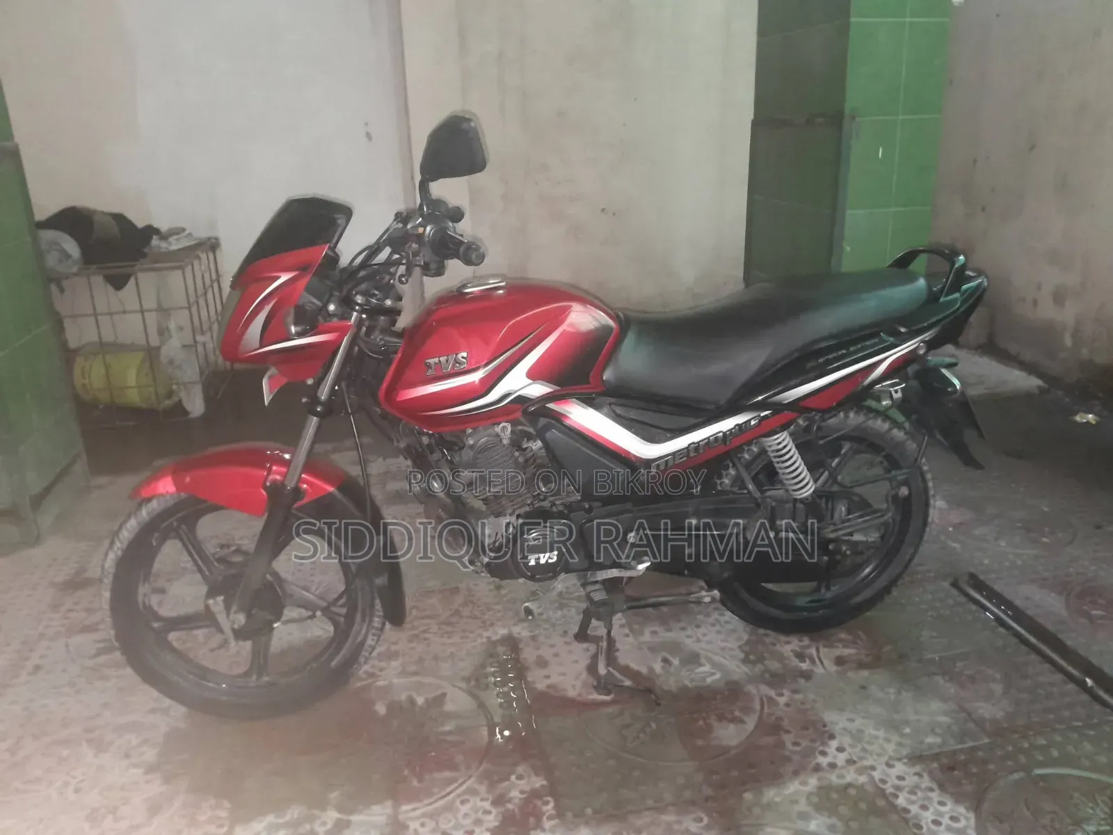 TVS Metro Plus 2019 Red