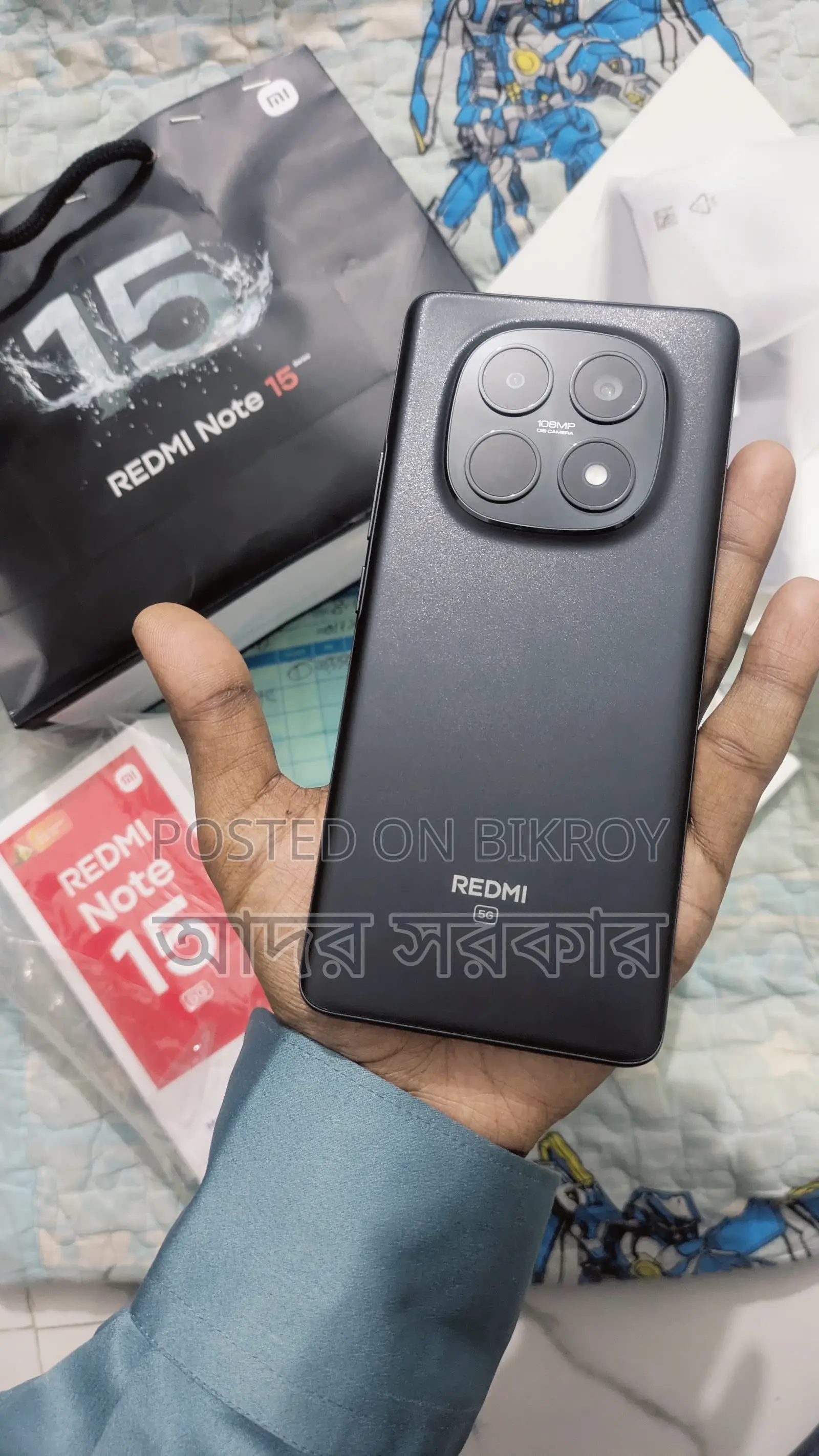New Xiaomi Redmi 15 5G 256 GB Black