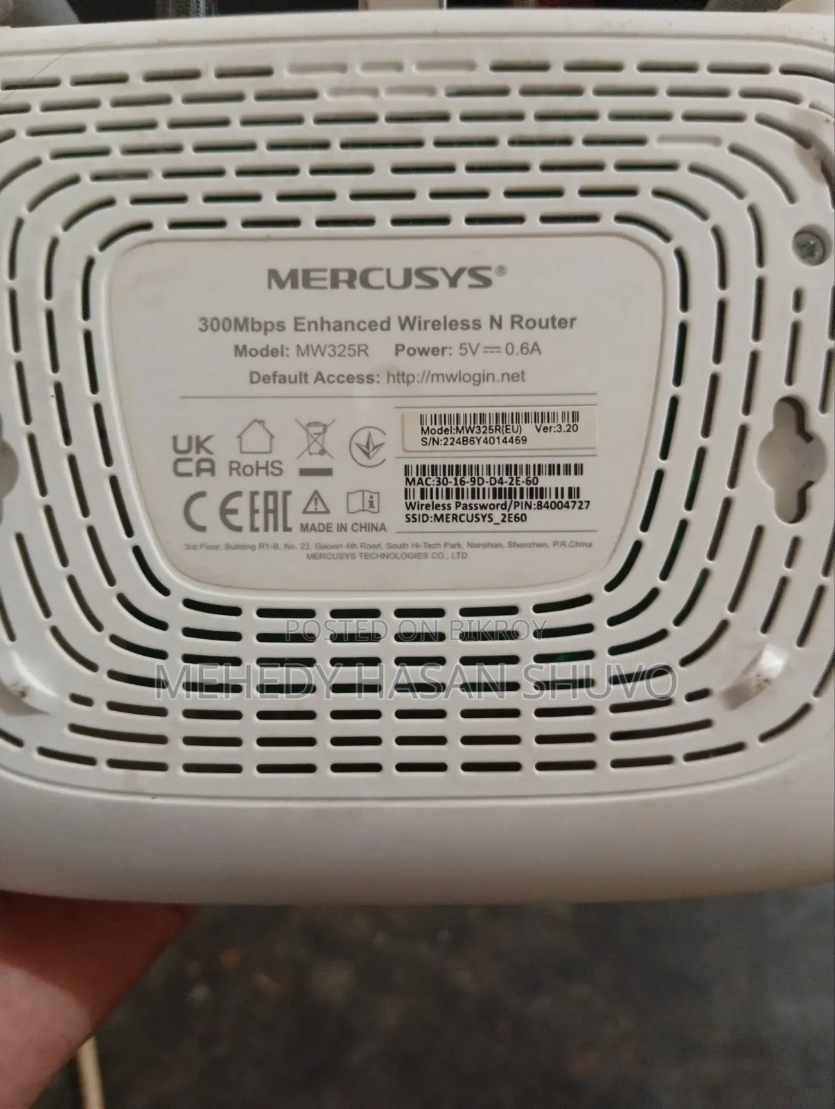 A lightly used router for sale. Used for 4-5 months.