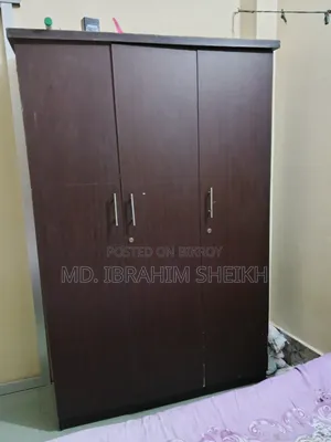 Three-door wardrobe