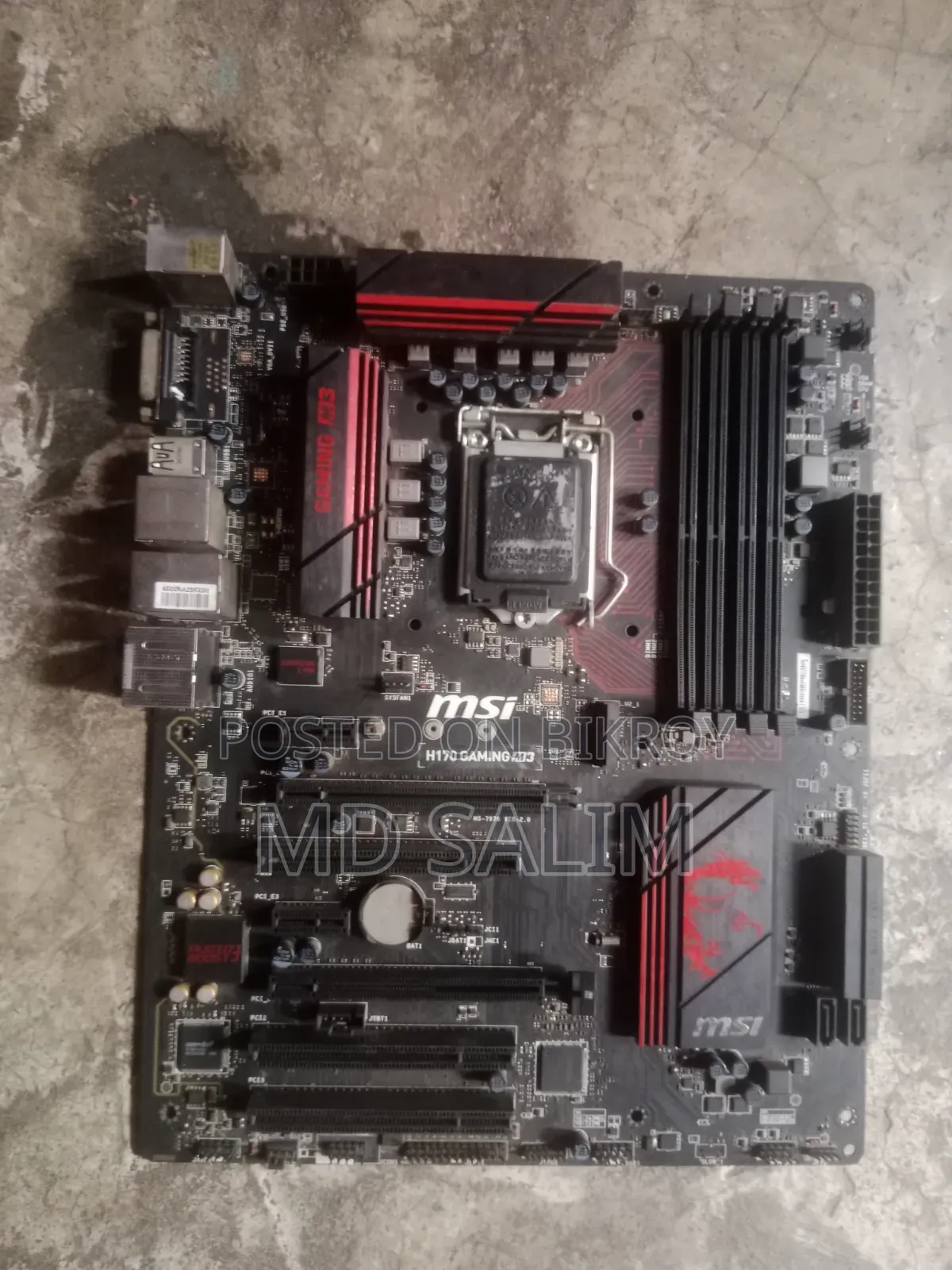 Msi H170 Gaming M3 Atx Motherboard