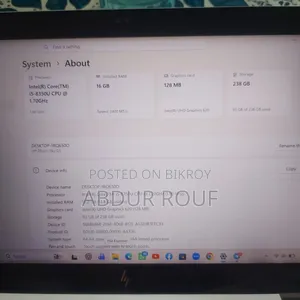 Laptop HP ZBook 14u G5 16GB Intel Core I5 SSD 256GB