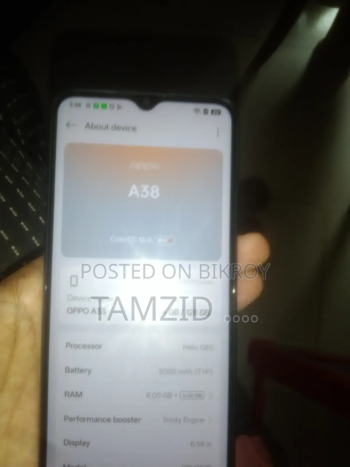 Oppo A38 128 GB Black
