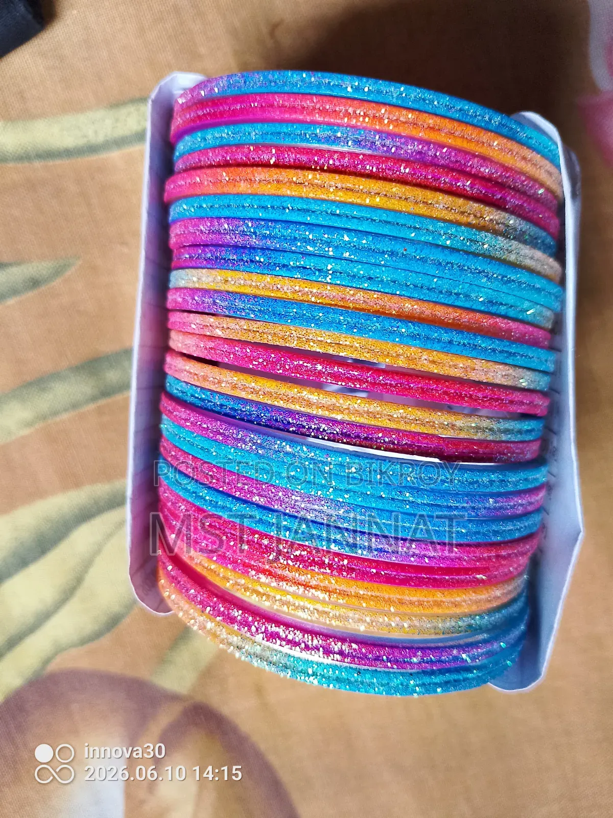 Beautiful Glitter Bangles