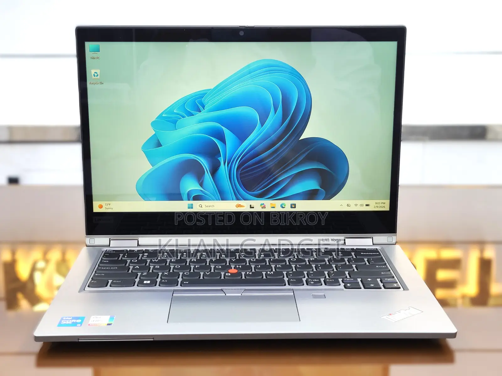 Laptop Lenovo ThinkPad L13 Yoga 16GB Intel Core I5 SSD 256GB