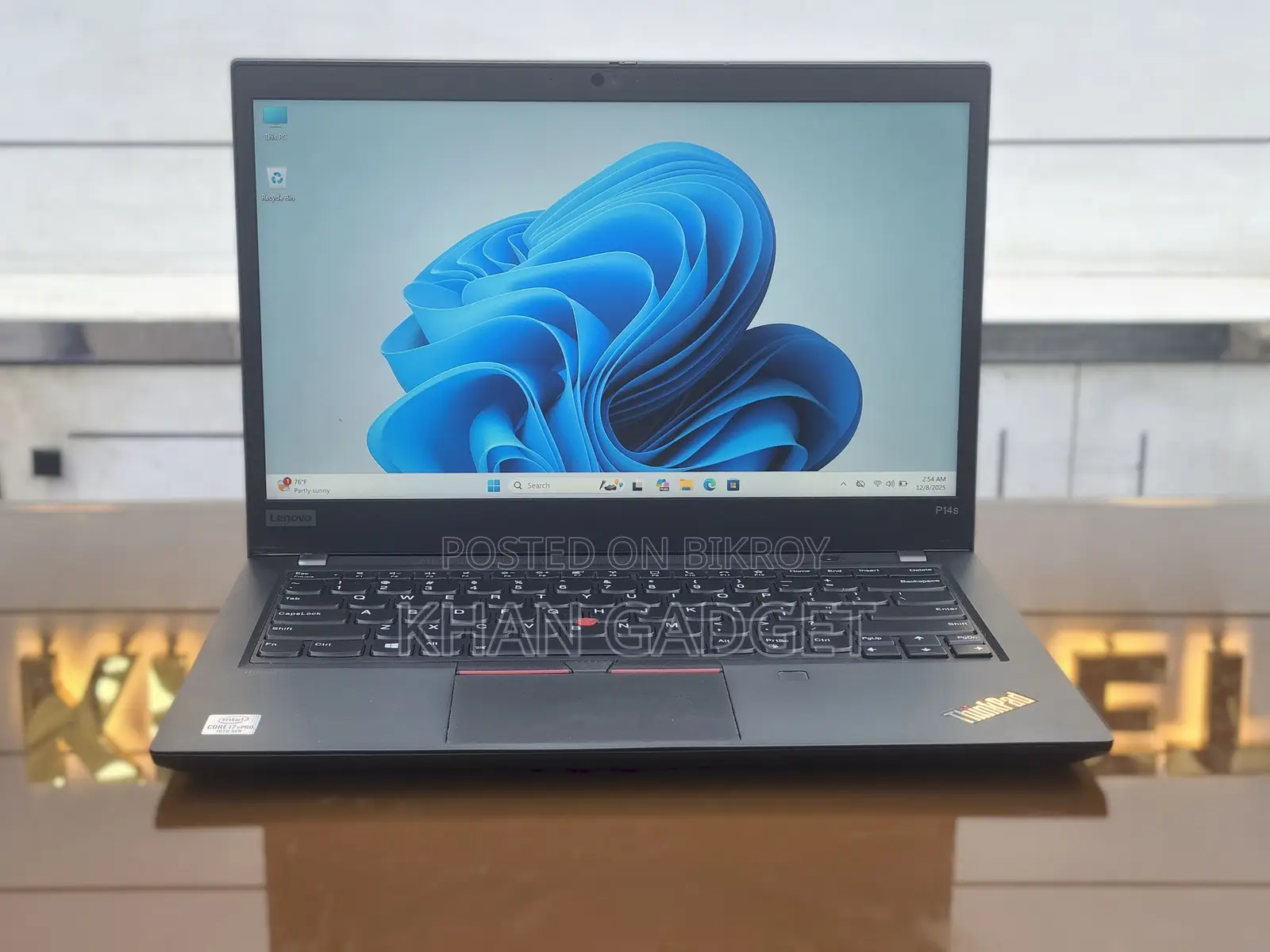 Laptop Lenovo ThinkPad P14s 16GB Intel Core I7 SSD 512GB