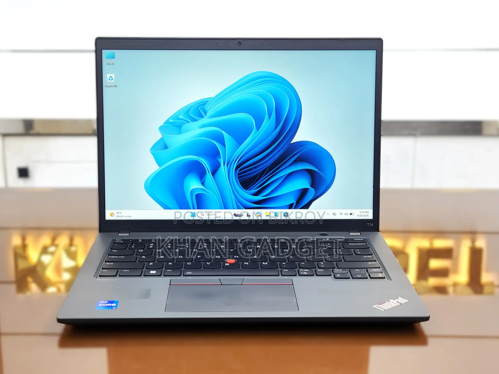 Laptop Lenovo ThinkPad T14 G3 16GB Intel Core I7 SSD 256GB