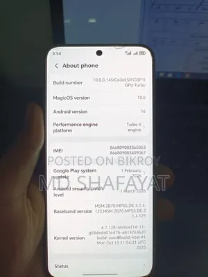 Honor X9d 256 GB Black
