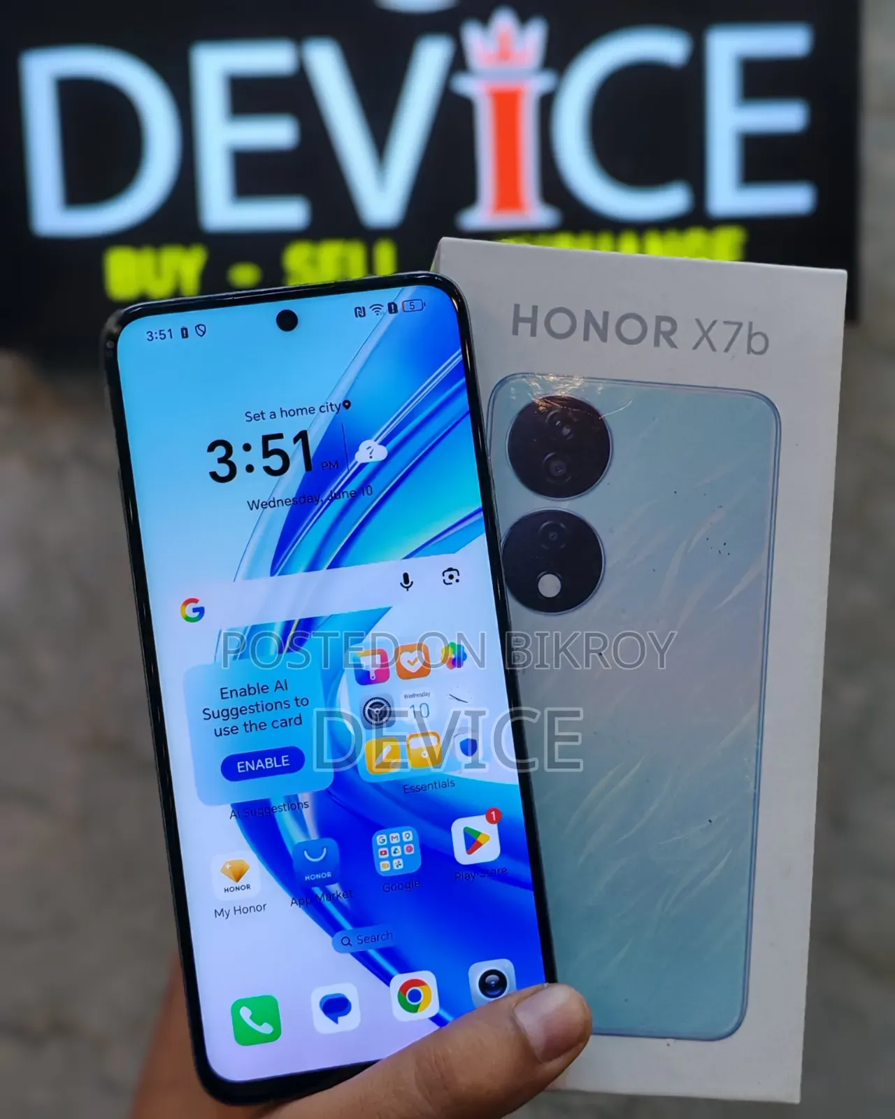 Honor X7b 5G 256 GB Purple