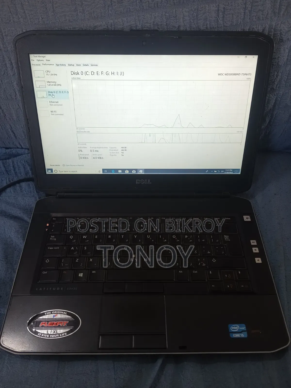 Laptop Dell Latitude E5430 4GB Intel Core I5 SSD 500GB