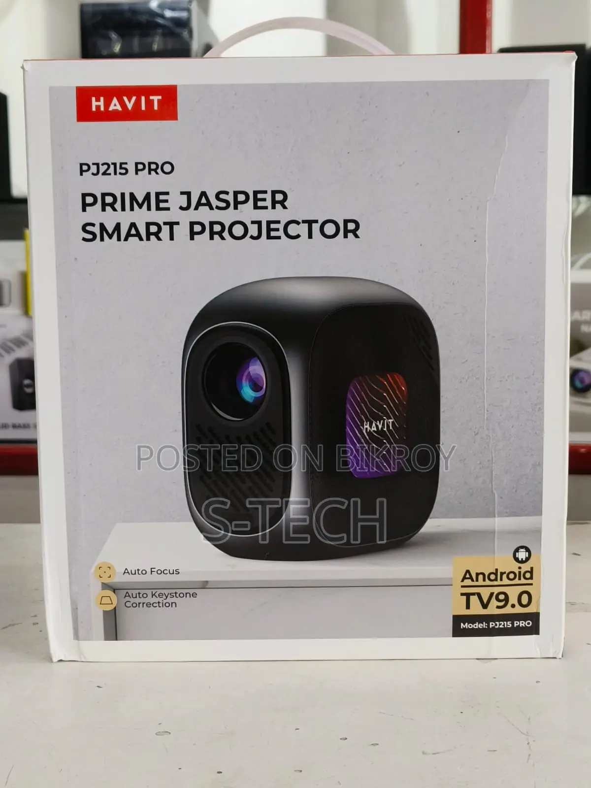 Havit Pj215 Pro Prime Jasper Smart Projector With Android Tv 9.0