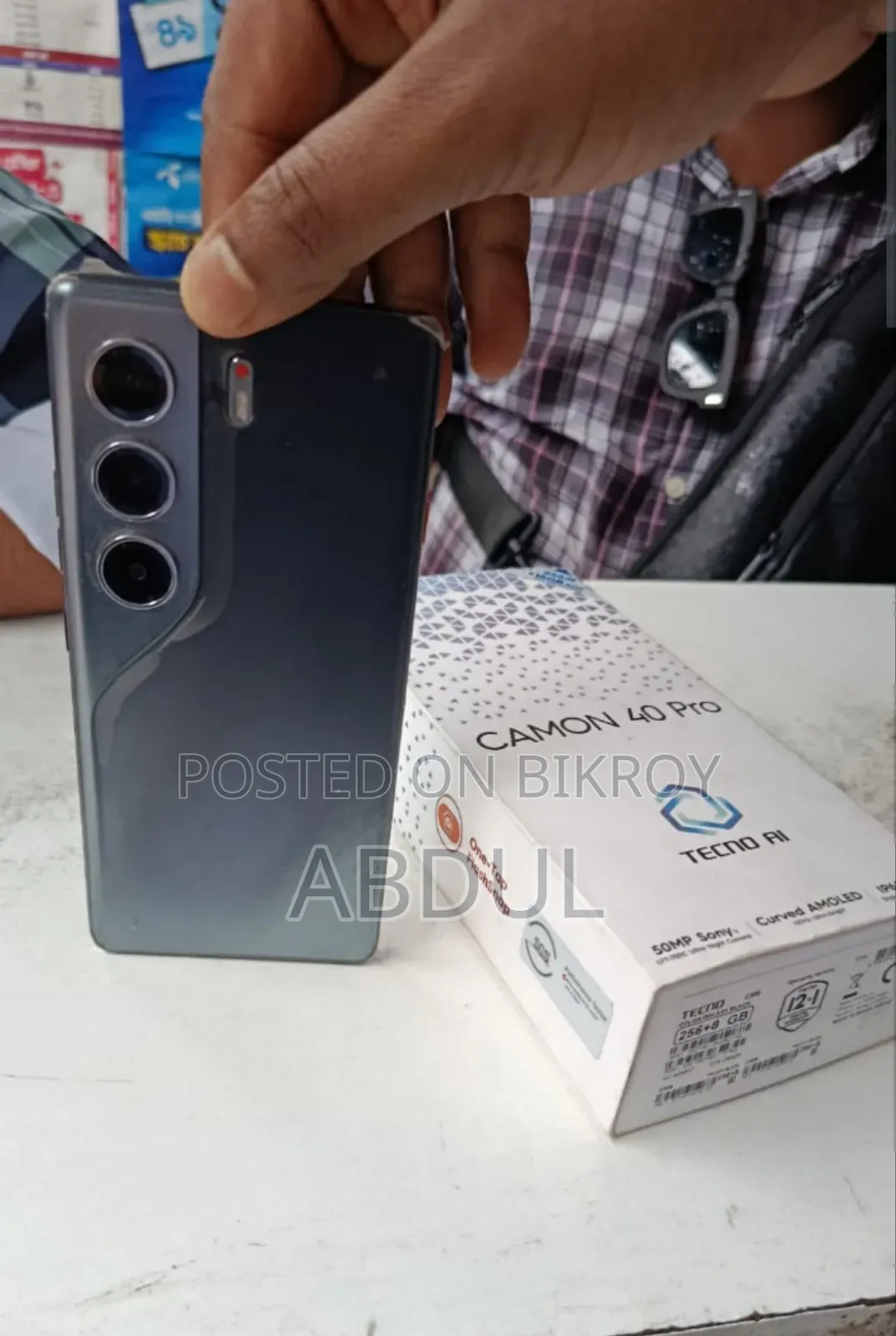 Tecno Camon 40 Pro 4G 256 GB Gray