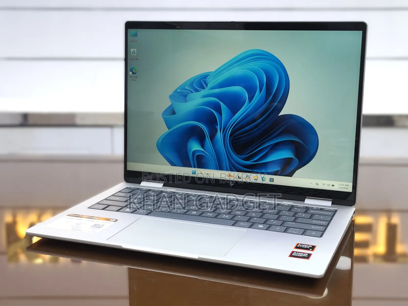 New Laptop HP Envy X360 16GB AMD Ryzen 7 SSD 1T