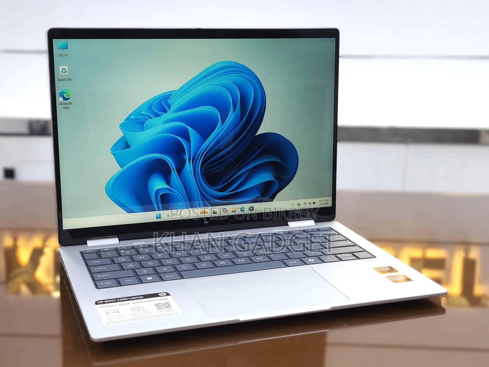 New Laptop HP Envy X360 16GB AMD Ryzen 7 SSD 1T
