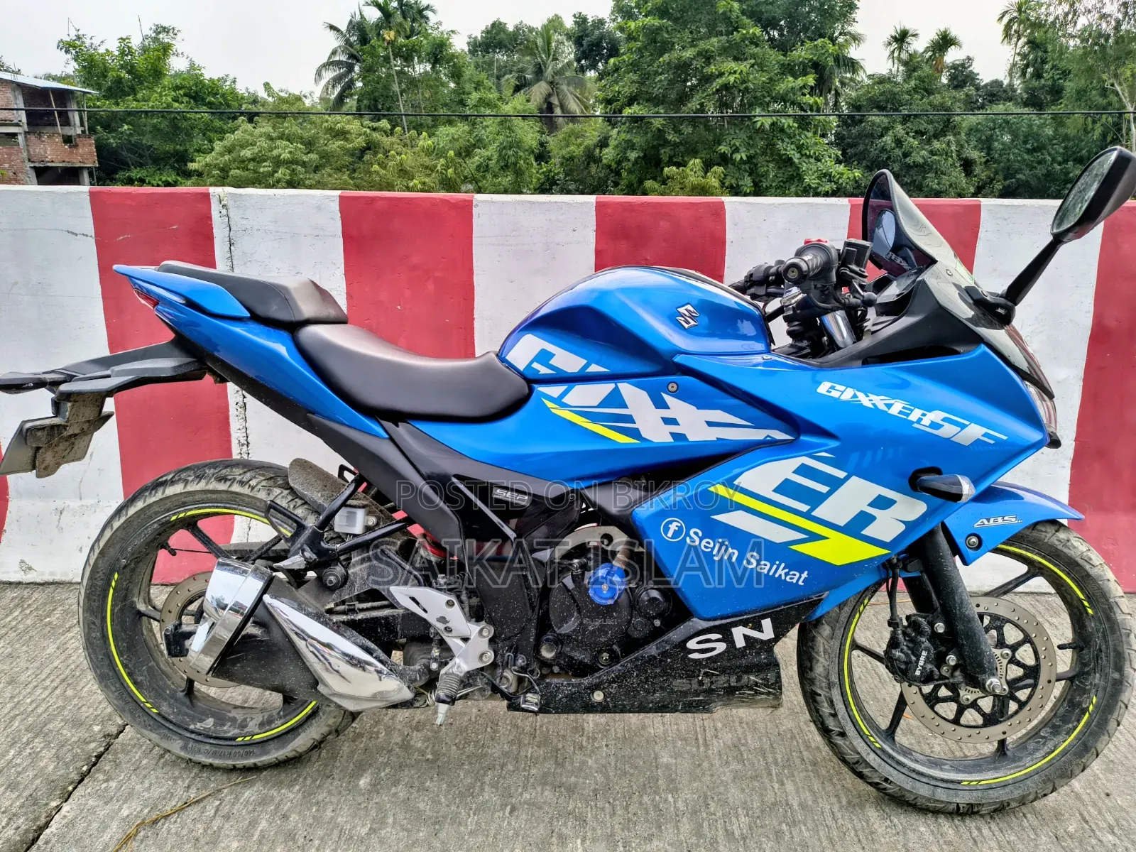 New Suzuki Gixxer SF FI 2023 Blue